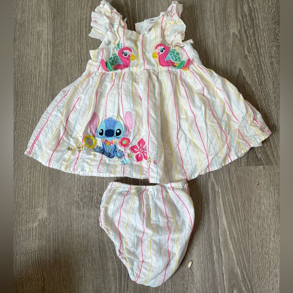 Disney Baby Stitch Outfit 3-6M
